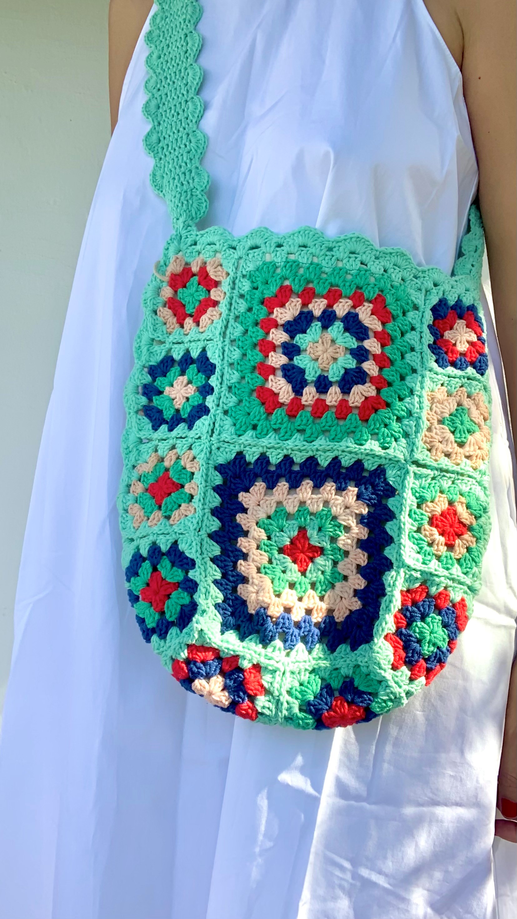 Kroşe Postacı Çanta